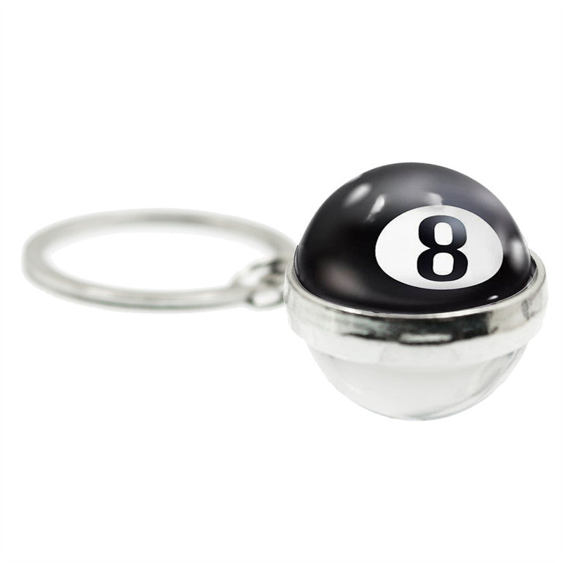Wholesale Alloy Tennis Glass Ball Keychain